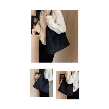 Black Women's Vintage Bucket Bag - Fashionable Shoulder Bag