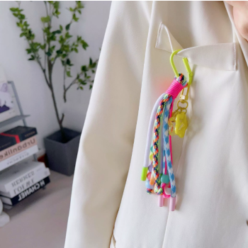 5 Unique Colorful Cell Phone Straps - Dopamine Lanyard Set