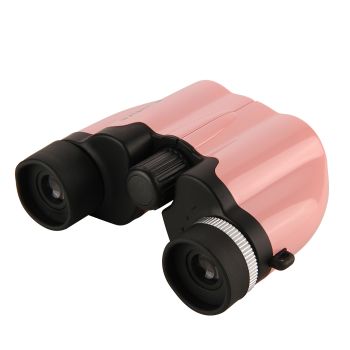 White 10x22 Compact Binoculars for Adults - High Definition Lightweight Telescope for Hiking, Travel, and Concerts