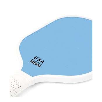 Orange Fiberglass Pickleball Paddle - Lightweight 215g with Anti-Slip TPU Grip for Outdoor Sports