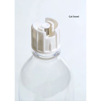 Blue Pet Bowl Set with Automatic Gravity Water Dispenser - Stainless Steel & PP Feeder Station