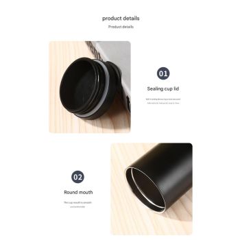 Gold Sleek Insulated Stainless Steel Coffee Tumbler Set (400ml & 500ml) - One-Touch Lid Travel Mugs