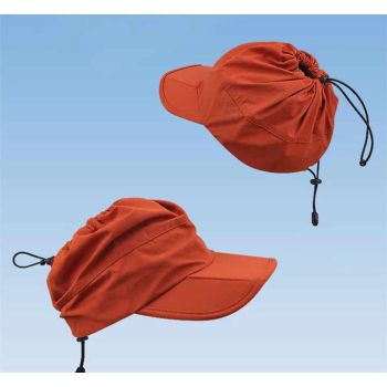 Black Summer Outdoor Quick Dry Sun Hat - Foldable Visor Cap - UV Protection - 55-58cm