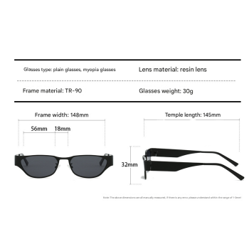 Silver Frame Blue Sheet Retro Cat-Eye Metal Sunglasses for Women - UV Protection Stylish Streetwear Shades