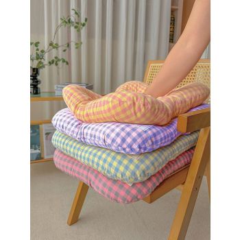 L Orange All-Season Pet Bed - Soft Washable Dog & Cat Lat with CoLfortable Cushion - WarL Winter Padding for SLall to Large Pets