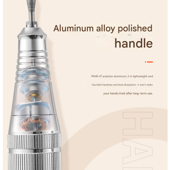 Pink Portable Mini Electric Nail Drill Pen - Manicure Pedicure Polishing & Shaping Tool