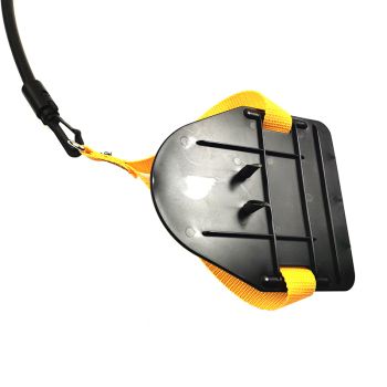 Black-yellow Flippers [Training Stroke] [60lbs] Swim Resistance Band Trainer - Dry-Land Arm Strength & Stroke Exercise Cords