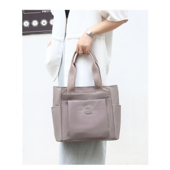 Modern Light purple Shoulder Bag with Multiple Pockets - Perfect for Work
