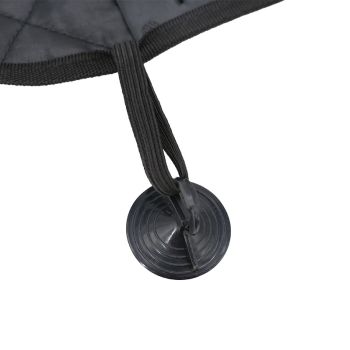 Pet Car Door Protector with Storage Pocket  - 77x64cm Grey