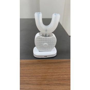 U-Shaped Automatic Ultrasonic Electric Toothbrush - 360 Deep Cleaning & Whitening, Rechargeable(pink)