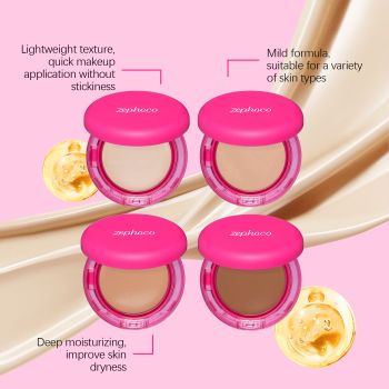 Moisturizing Balm Foundation - Lightweight Texture, Long-Lasting Natural Coverage(Ivory color)