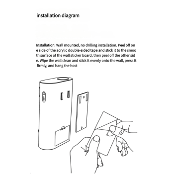 Smart Automatic Mouthwash Dispenser - Wall-Mounted, 3 Adjustable Levels, LED Display & Magnetic Cups(white)
