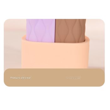 Light pink suit Silicone Travel Bottles Set (4 Pack, 60ml) - Leakproof Refillable & Squeezable