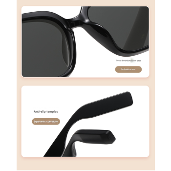 Black Women's Fashion Bluetooth Music Sunglasses - UV Protection Glasses with Speaker
