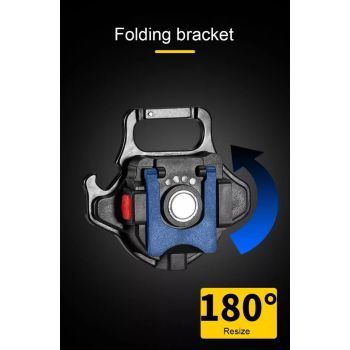 2 pcs Black Mini flashlight for outdoor and self-defense use