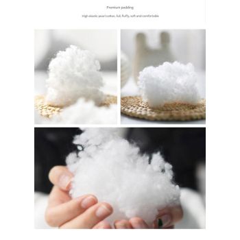 Brown Soft And Thick Seat Cushion - Cotton Linen Blend Chair Pad with Ties - 43x43cm