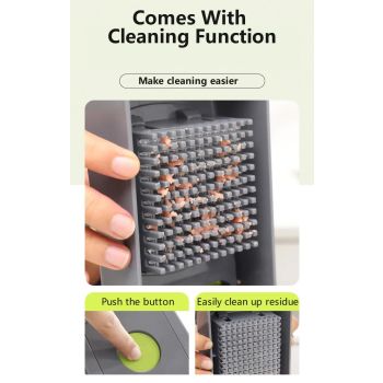 Green And Grey Ultimate 12-in-1 Multi-Functional Vegetable Slicer Dicer Chopper - Mandoline with Storage Containers & Drain Basket