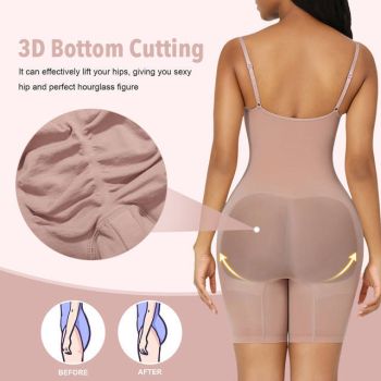 Size XL Black Seamless Full Body Shaper for Women - Tummy Control, Butt Lifter & Thigh Slimmer Bodysuit 