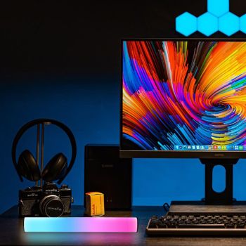 5V Graffiti Wifi Model 3W RGB Atmosphere Desk Lamp - 3W 128LM USB-Powered Mood Lighting