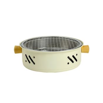 Portable 28cm Stainless Steel Barbecue and Tea Furnace