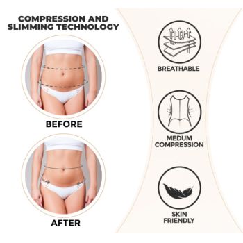 5XL Skin Color Women's Seamless Body-Shaping Onesie with Zipper - Abdomen Slimming and Hip Lifting