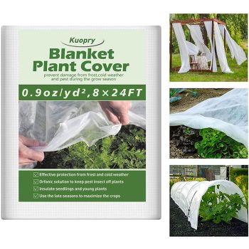 2-Piece Premium Nonwoven Plant Frost Cover - 3x9m