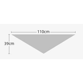 2-Piece Pink Elegant Wool Blend Triangle Scarf - Luxurious Knit Shawl for Women (39 x 110cm)