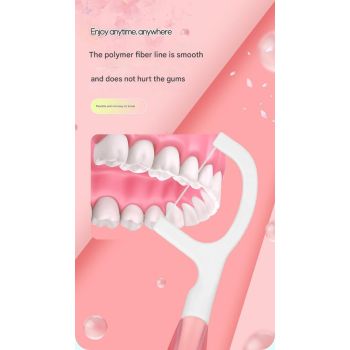 4-in-1 Disposable Travel Toothbrush with Flavor Burst Bead(Green plum green tea flavor)