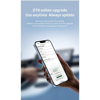 2-in-1 Wireless CarPlay & Android Auto Adapter - Plug & Play Dongle for Cars(Applicable to Android-Black)