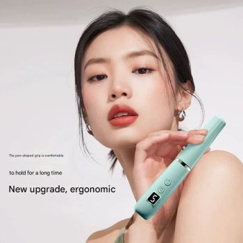 Portable Electric Nail Drill Machine Kit - 18000 RPM, 5-Speed, USB-C Rechargeable with LED Display(Pink)