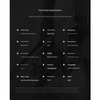 Hi-Res Audio In-Ear Monitor Earphones - Ergonomic Design, Dynamic Driver, with Mic & 3.5mm Jack(black)