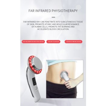 6-in-1 Ultrasonic Slimming & Beautifying RF Device - Body Sculpting & Skin Rejuvenation(white)