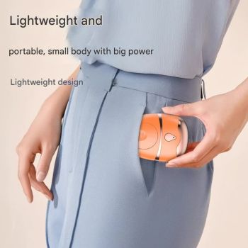 Portable Nano Mist Eye Massager & Humidifier - USB-C, Hot Compress, Wrinkle Reduction & Deep Hydration(orange)