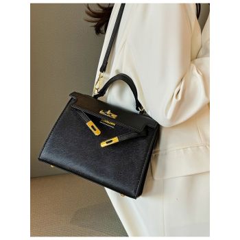 Elegant PU Leather Top Handle Satchel Bag - Versatile Crossbody & Shoulder Bag(pink)