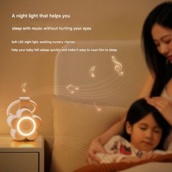 Portable White Noise Sleep Aid & Night Light - Soothing Sounds(Pink)