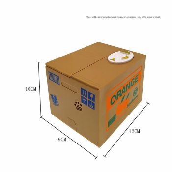 Adorable Cat Stealing Coin Piggy Bank - Automatic Money Saving Box for Kids & Adults(Grape gray cat)