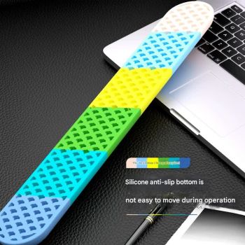 Ergonomic Keyboard & Mouse Wrist Rest Set - Soft Silicone, Non-Slip Base, Comfortable Support(blue)