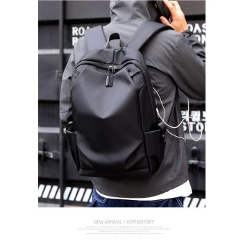 Blue Modern Anti-Theft Laptop Backpack with USB Charging Port - Water-Repellent Travel & Business Bag for 15.6 Inch Laptops