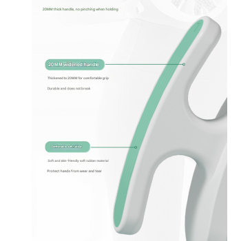 Orange and White Adjustable 3D Leg & Body Roller Massager - Deep Tissue Muscle Relief for Thighs, Calves, Arms - Fascia & Cellulite Tool with Detachable Handles