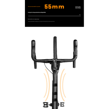 Black and Orange Waterproof Bicycle Frame Bag - 2.5L Slim Top Tube Storage Pouch for Cycling Essentials