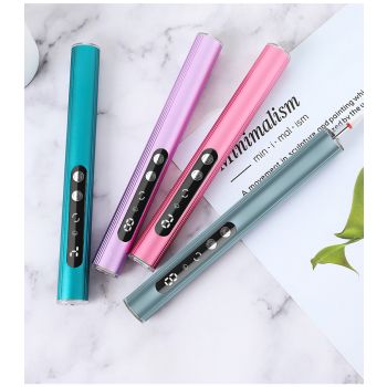 Pink Rechargeable Electric Nail Drill Pen with UV Curing Lamp - Professional All-in-One Manicure Pedicure Kit for Polishing & Gel Removal