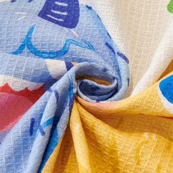 Dopamine Cartoon Sofa Cover - 180 x 230 cm Dustproof, Wear-Resistant, All-Season Two-Seater Sofa Protector