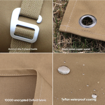 Kahaki Thick Waterproof Ground Mat - Durable Oxford Fabric Tent Pad