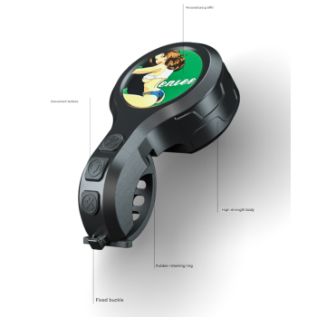 American Spats Super Loud 2-Piece Bicycle Horn Set - Durable Alarm Bell for Mountain & Road Bikes