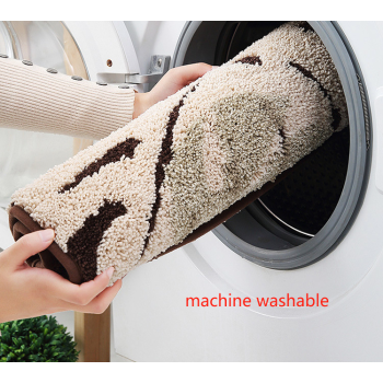 Bathroom Mat - Super Absorbent Non-Slip Rug (40x60cm), Toilet Floor Mat for Bathroom/Bedroom/Entryway