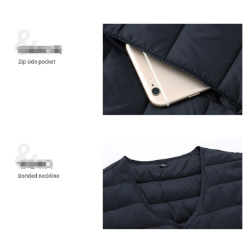 S Black Men's Lightweight Quilted Puffer Vest - Ideal Sleeveless Jacket for Winter Layering