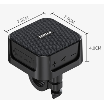 Rugged Portable Bike Bluetooth Speaker - Waterproof Outdoor Sound System with Mount