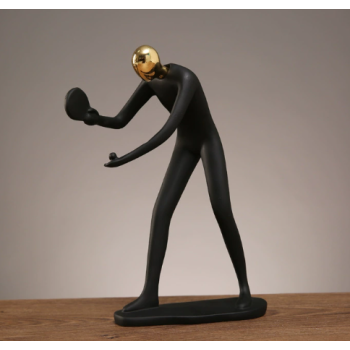 Collectible Sports Figurine Blind Box - Modern Resin Athlete Statue for Home Office Decor