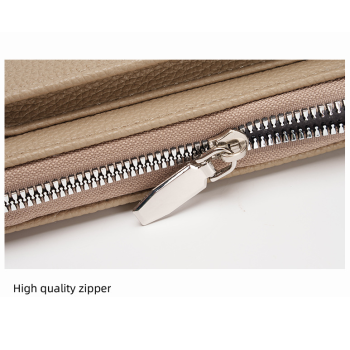 Brown Chic Floral Embroidered 2-in-1 Crossbody Phone Bag with Coin Purse