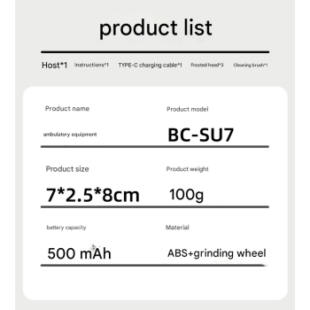 Black Smart Digital Electric Foot File - Automatic Dead Skin Remover